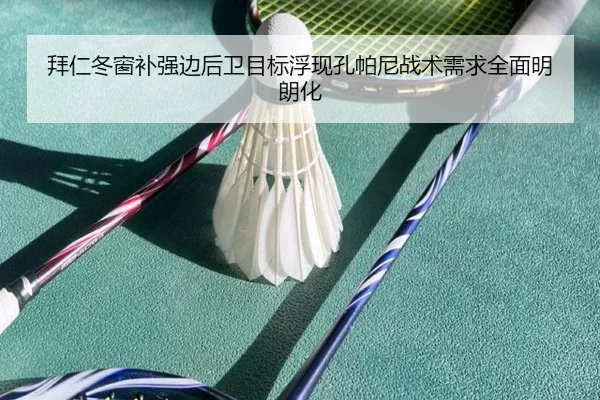 拜仁冬窗补强边后卫目标浮现孔帕尼战术需求全面明朗化 - jiangnan
